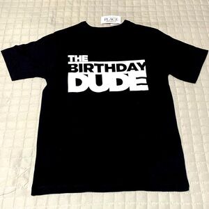 The Children’s Place Boys Birthday Dude Graphic Tee - Black. | Size: Small / 5/6